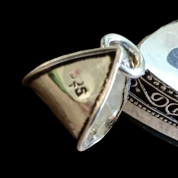 Elegant Blue Abalone Pendant Necklace - Picture 8 of 12